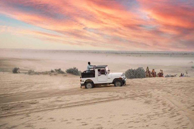 Jeep safari in Jaisalmer